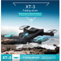 Mini drone plegable original XT-3 WIFI selfie drone con cámara de 0.3MP control de aplicación Auto-despegue RC drone con luz led PK JY018